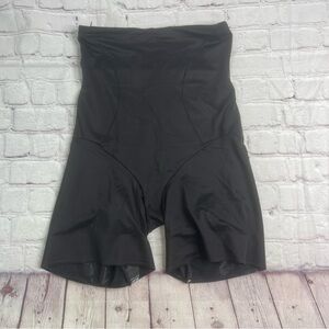 Naomi & Nicole High-waisted Thigh slimmer Shapeware Black size Small (Approx)